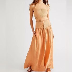 Free People Frances Maxi Skirt Set $188